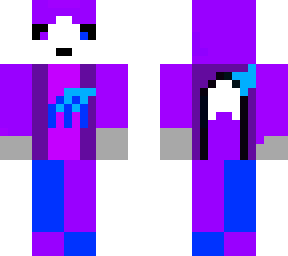 midnight fox custom skin with ears & tail