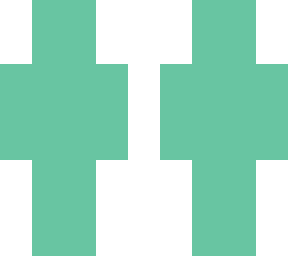 mint green blob