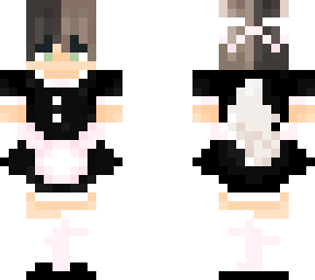my skin in a maid dress (fixed again)