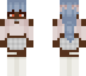 pastel blue ponytail <3