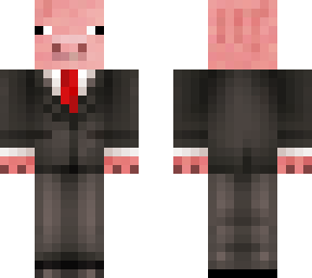 pig in a suit