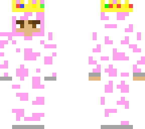 pink cow with crown 2