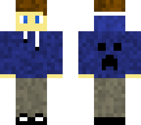 pro blue hoodie guy