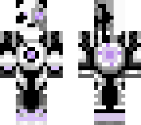 purple cyborg panda