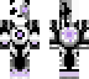 purple cyborg panda