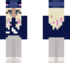 quackity skin girl version blonde