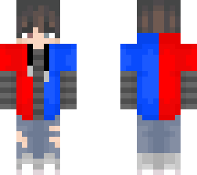 red and blue