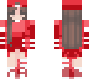red love girl