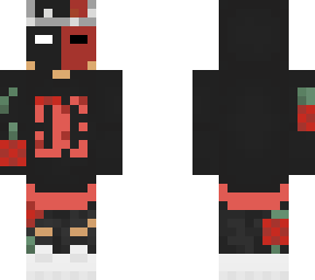 rose hood with crown (blood red verison)