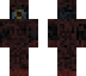 some random guy with damaged netherite armor