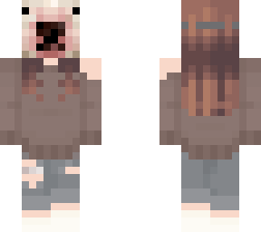 walter girl / brown hair girl / oversized