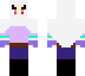 white hooded girl