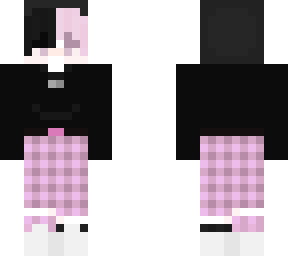 black & light purple boy