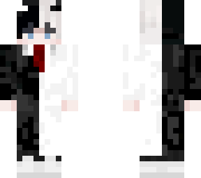 black and white vest