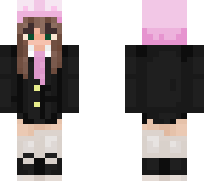 black n pink tux w/ hoddie / hat <33 #2