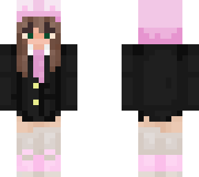 black n pink tux w/ hoddie / hat <33