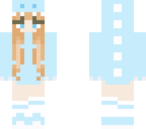 blue dinosaur girl