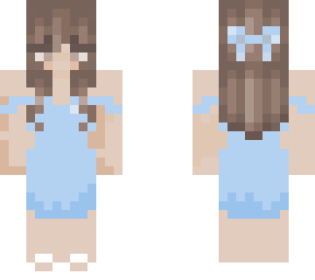 blue dress