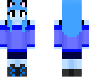 blue fox girl