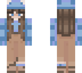 blue frog girl :)