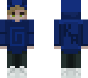 blue frog hoodie