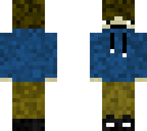 blue hoodie