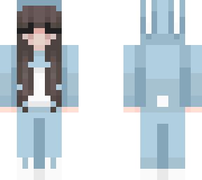brunette bunny onesie