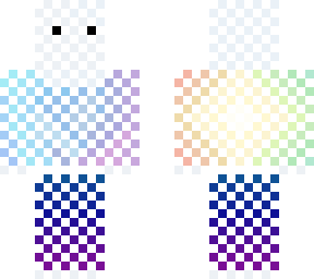 checkerboard person