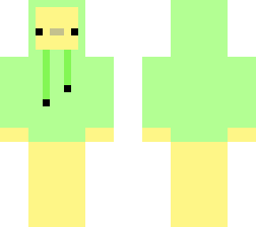 chicken with green hoodie