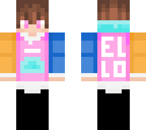 colour block hoodie