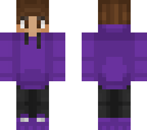 cute boy in purple
