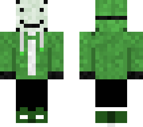 enderman with a paper plate on its face