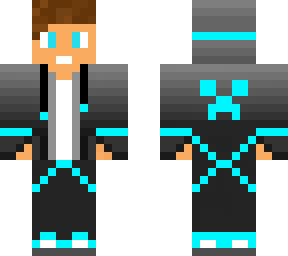 gamer neon blue+gray