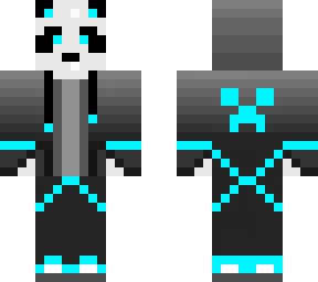 gamer panda neon+gray