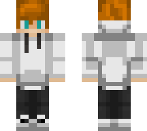 ginger boy white hoodie