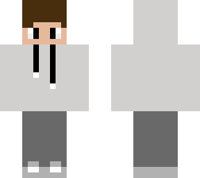 gray hoodie boy