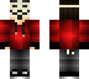 hacker with a red shirt