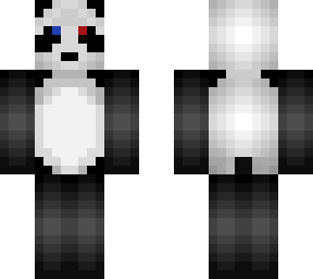 half enderman ahalf panda