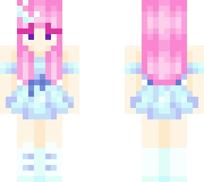 ice ballerina w/ pink hair