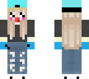 ice skater/skater girl (my first skin)