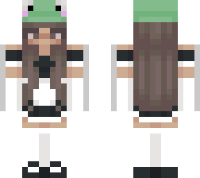 maid skin with frog hat
