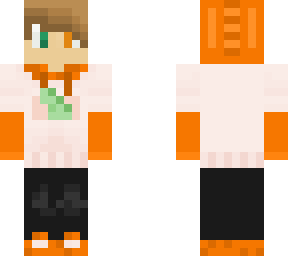 me in orange dino hoodie (other official reboot)