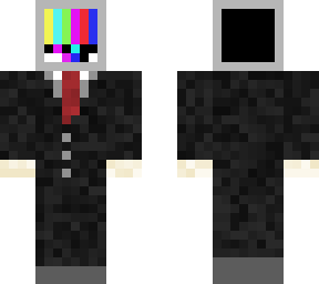 minecraft tv head in suit