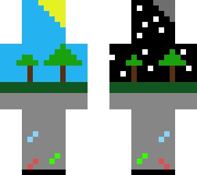 night and day of mincraft