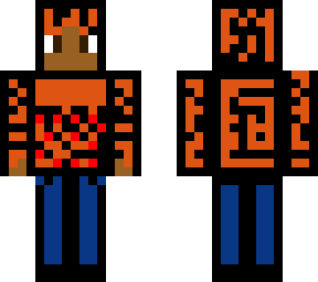 orange jacket kid