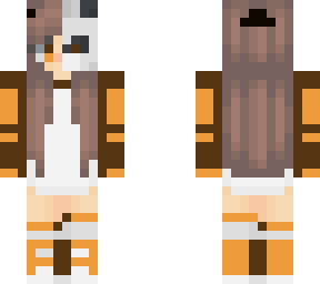 orange panda girl