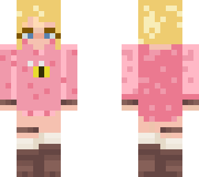 pink bee shirt