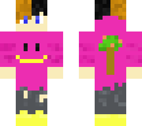 pink hoodie