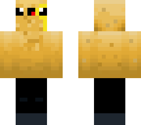 potato with only pants
