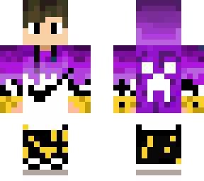 purple and yellow boy